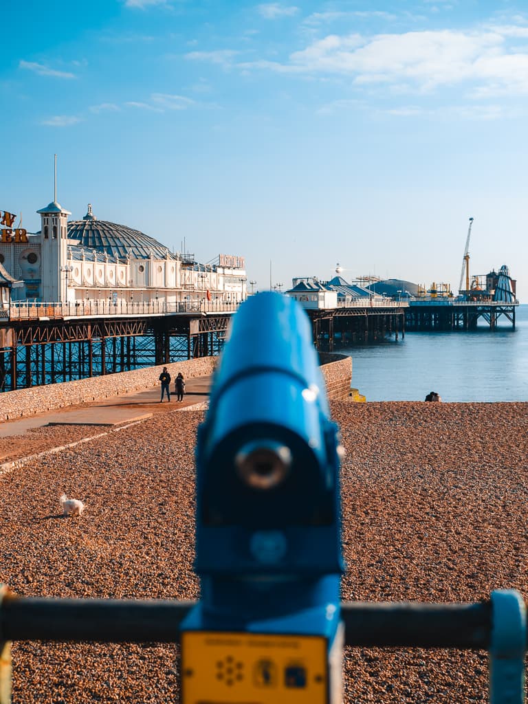 Brighton seafront telescope