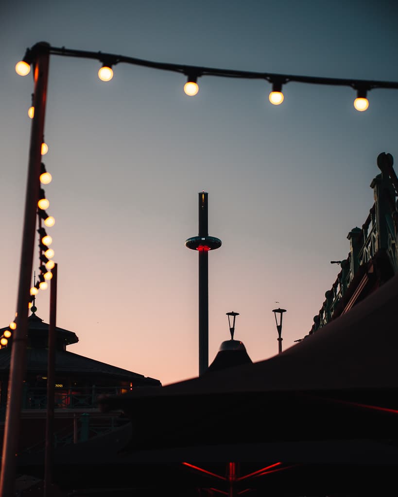 Brighton at night